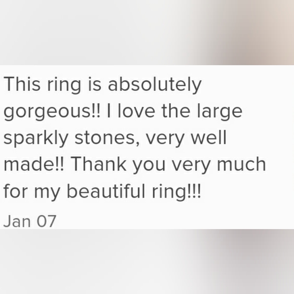 X criss cross ring Swarovski - Picture 8 of 8